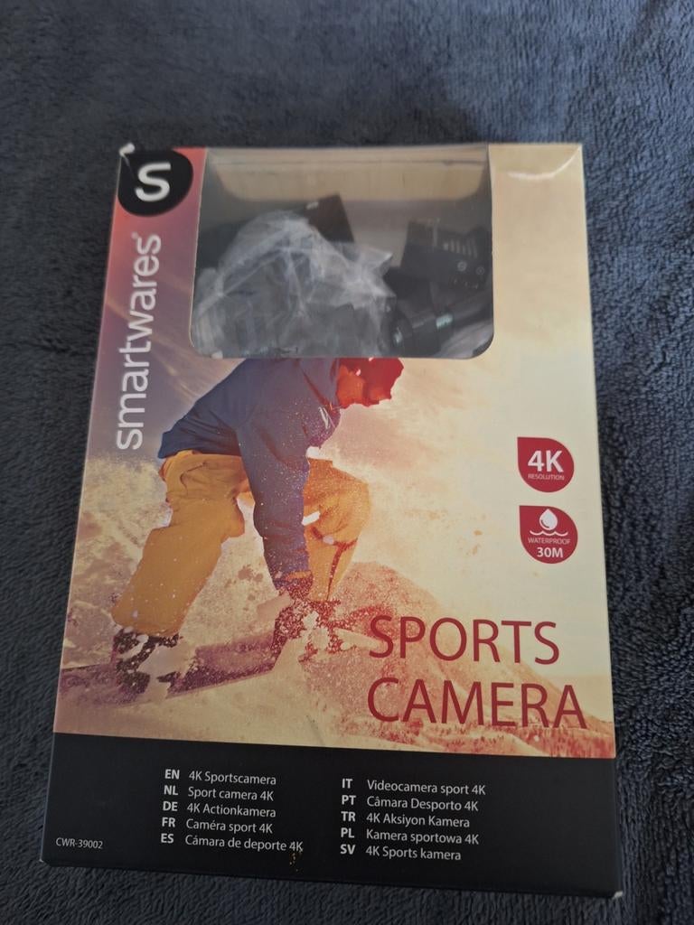 Smartwares CIP-39002 4K Sports Camera - Nieuw in doos, Ophalen of Verzenden