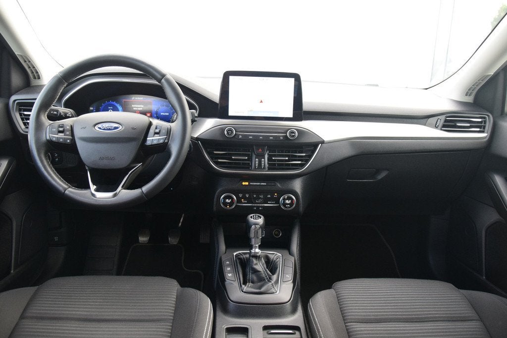 Ford Focus 1.0 EcoBoost Hybrid Titanium X Business Led/Full, Gebruikt, Blauw, Origineel Nederlands, Handgeschakeld
