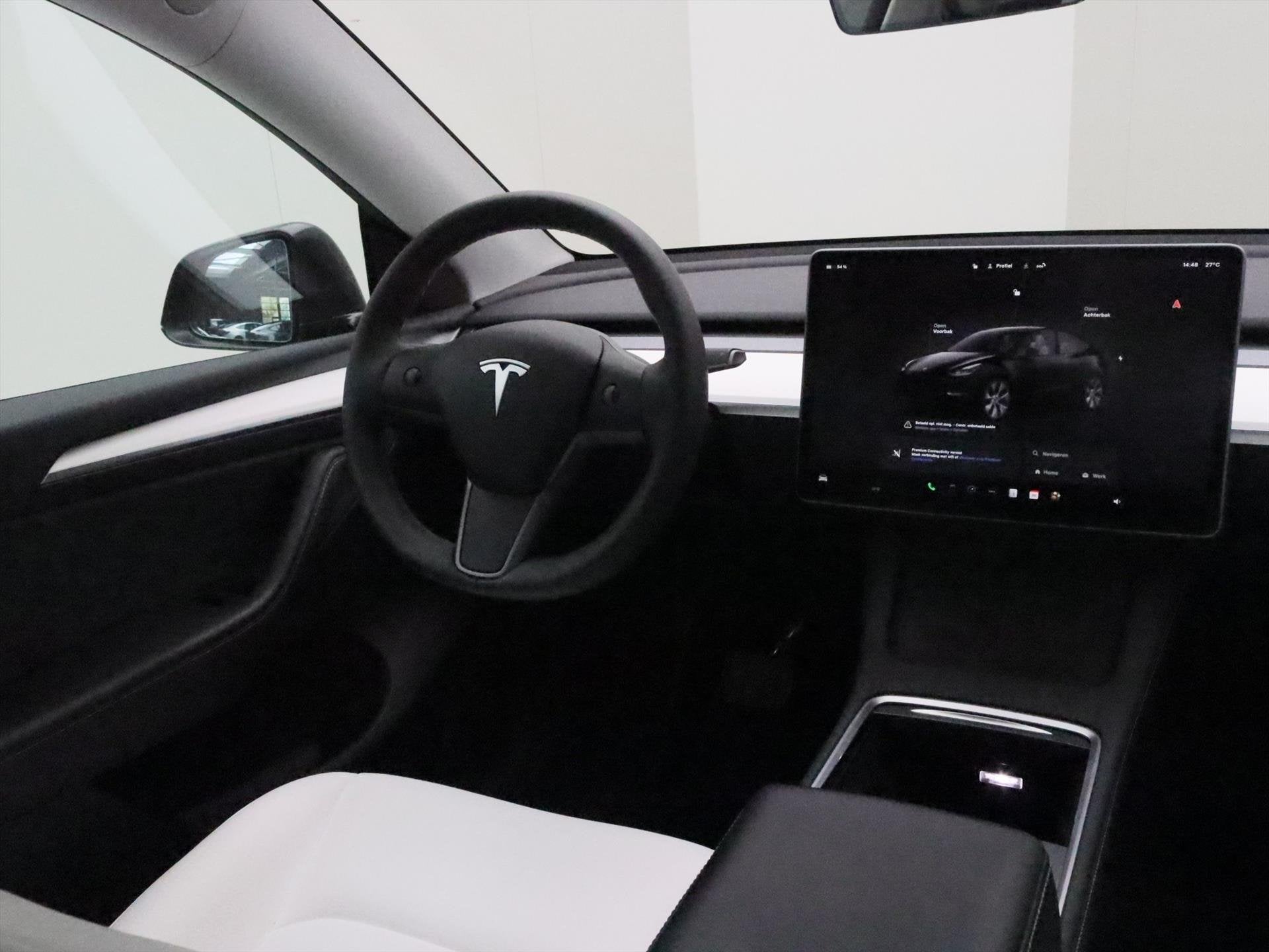 Tesla Model Y Long Range AWD 75kWh 351pk AMD RYZEN 92.4% SoH, Auto's, Automaat, Gebruikt, Adaptive Cruise Control, Zwart