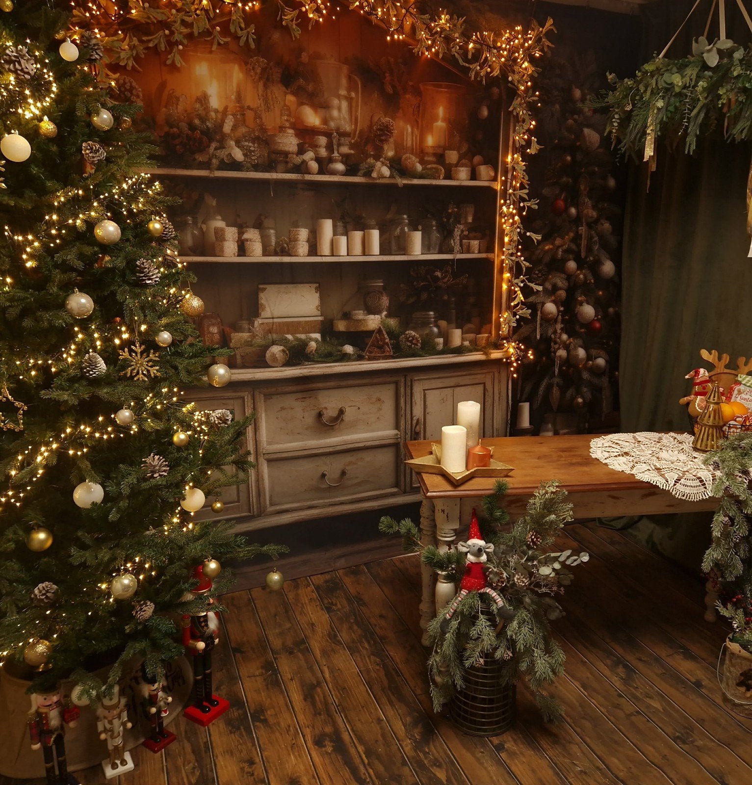 Achtergrond kerst, Audio, Tv en Foto, Ophalen of Verzenden, Zo goed als nieuw, Overige merken, Achtergrond