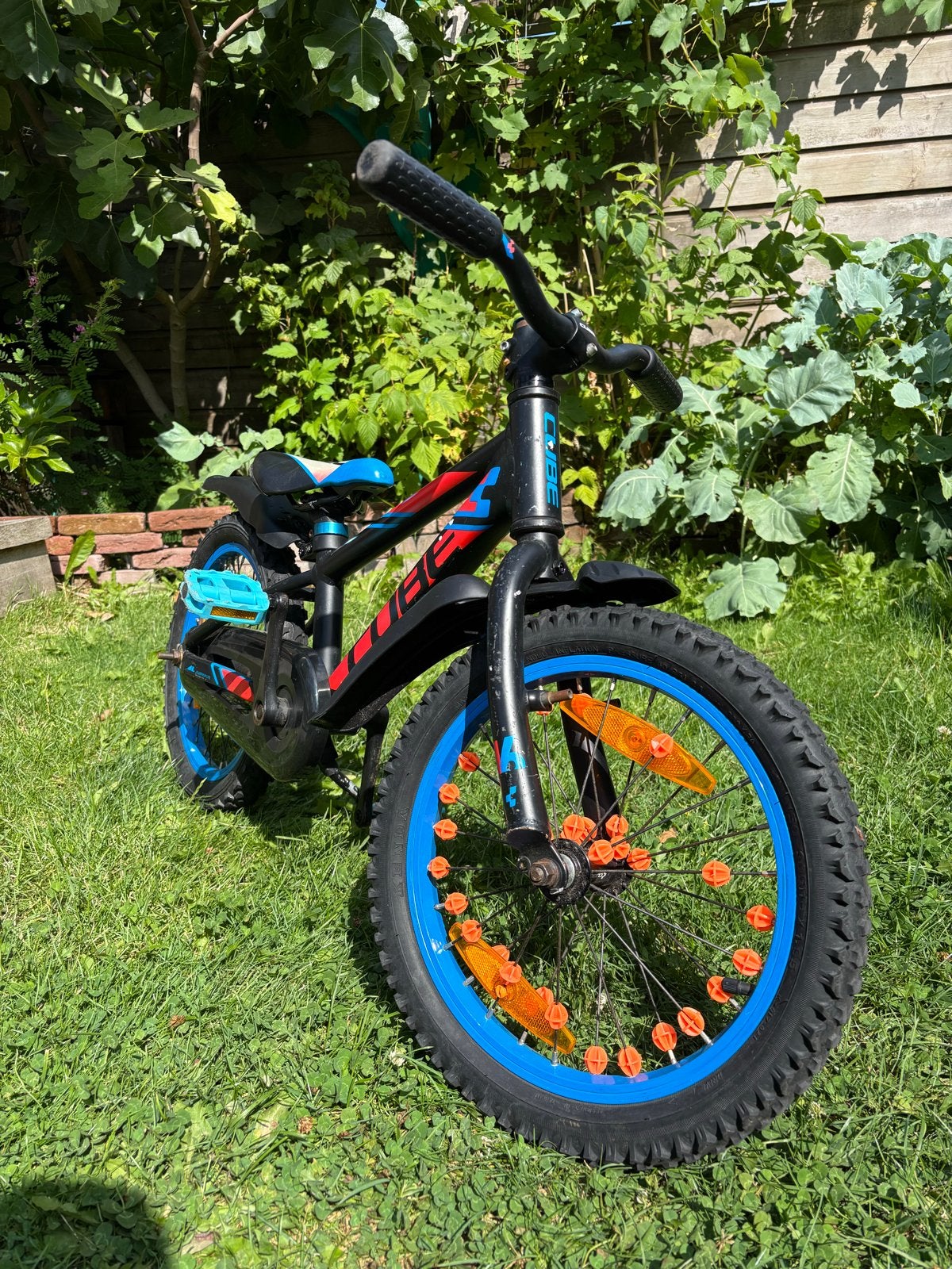 Kinderfiets Cube Kids 160 (met nieuwe onderdelen), Fietsen en Brommers, Ophalen, Gebruikt, Velgrem, 16 tot 20 inch