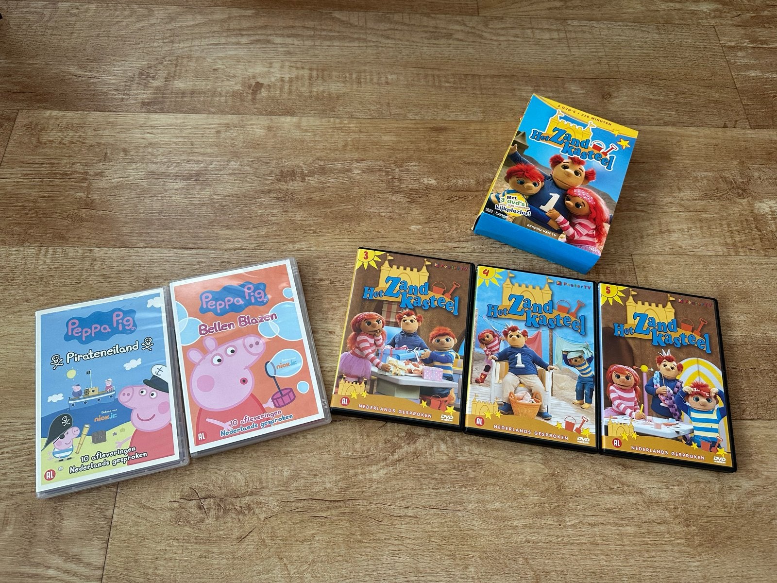 Peppa Pig & Het Zandkasteel DVD collectie, Ophalen, Animatie, Alle leeftijden, Nederlands