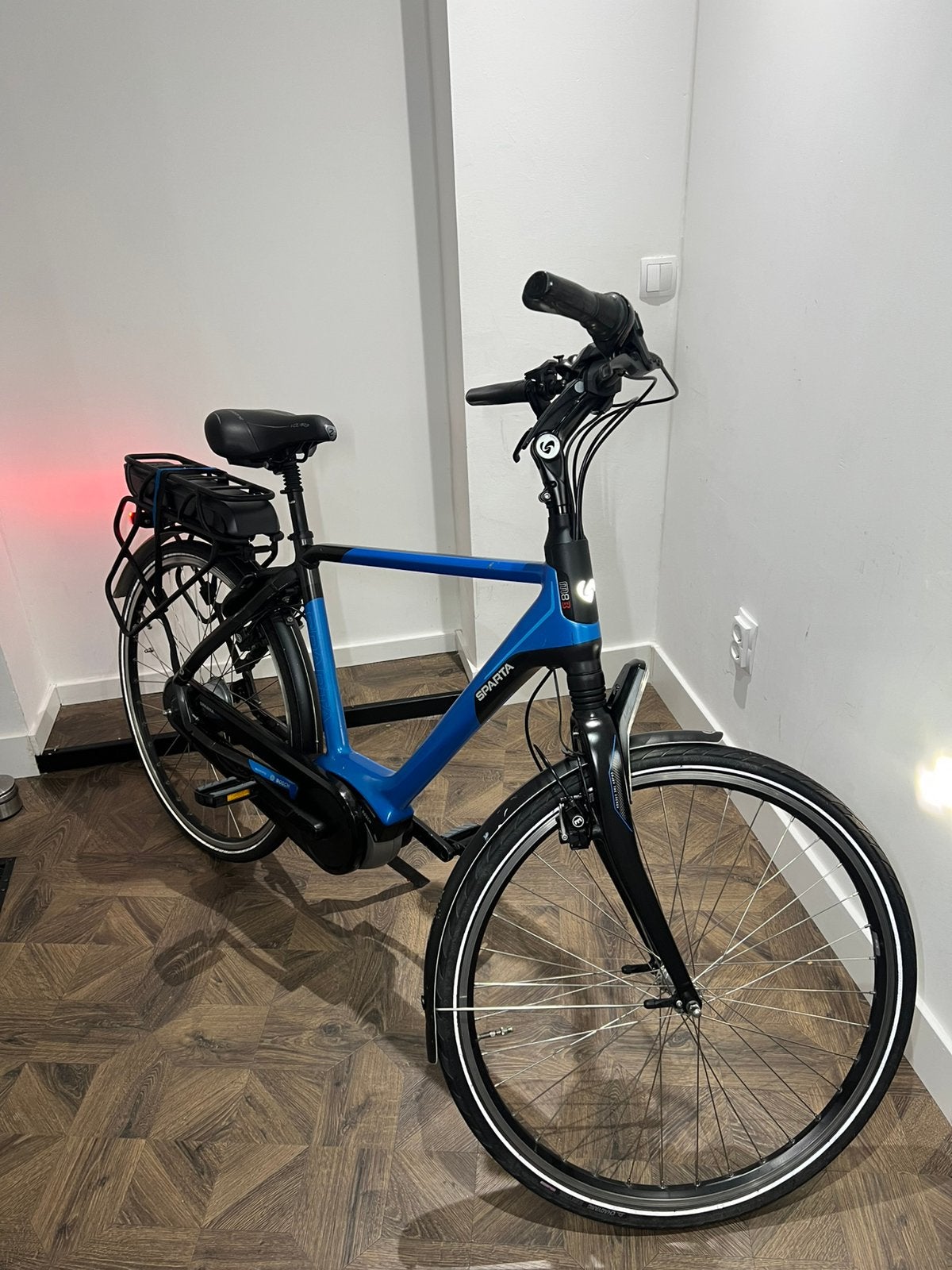 Sparta M8B herenfiets bosch active line plus 500WH, Ophalen, Sparta, Zo goed als nieuw, 51 tot 55 cm