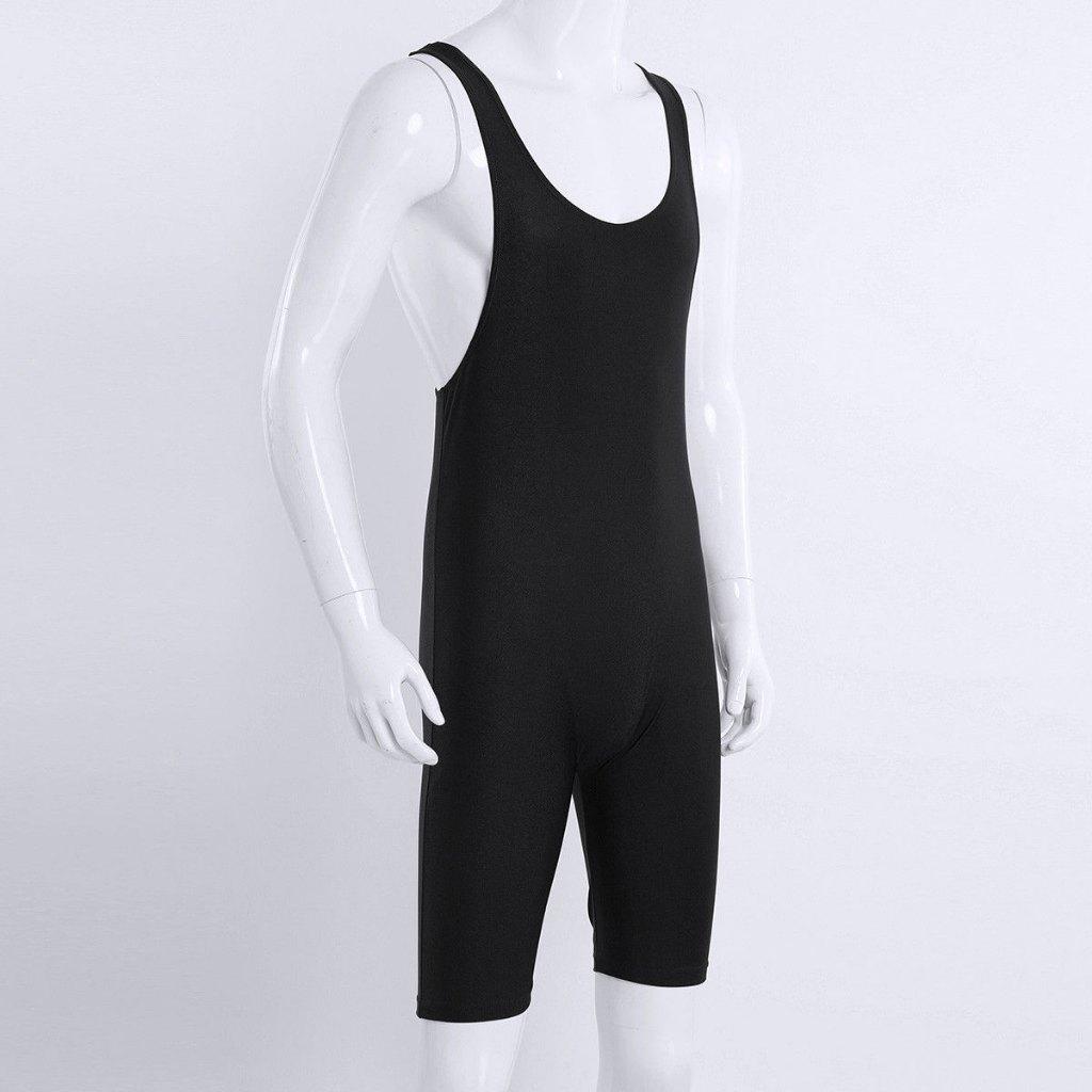 Heren sport bodysuit (fitness gym pak bodybuilding leotard), Kleding | Heren, Sportkleding, Verzenden, Nieuw, Overige maten, Overige kleuren