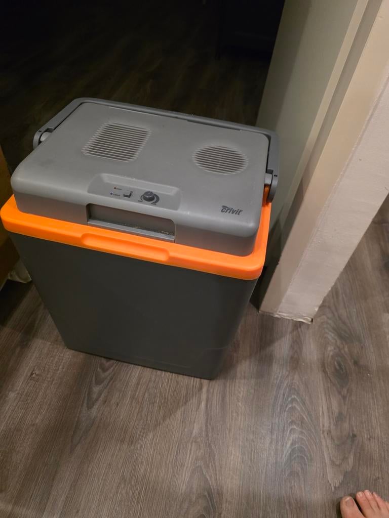 elektrische koelbox grijs oranje, Ophalen of Verzenden, Elektrisch