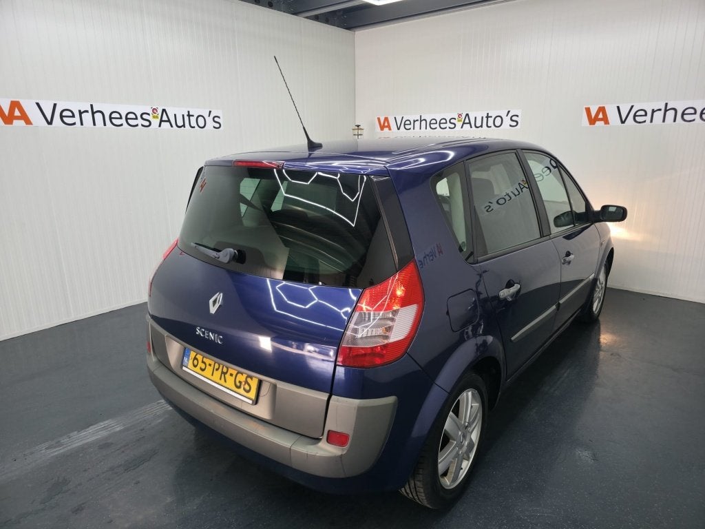 Renault Scénic 1.6-16V DynamComf., Gebruikt, 1295 kg, 4 cilinders, Blauw