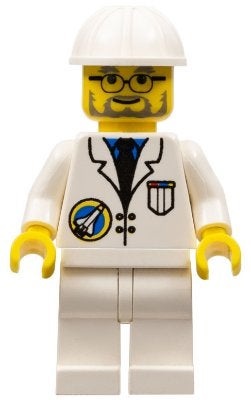 LEGO City spp014 Space Port - Scientist, White Construction, Lego, Ophalen of Verzenden, Minifiguur, City