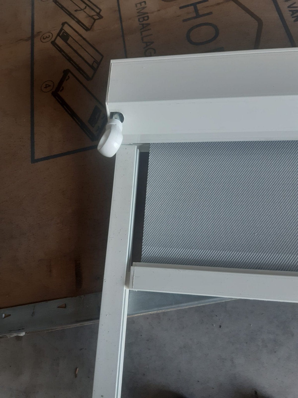 Screen nieuw., Ophalen, Wit, Nieuw, 200 cm of meer