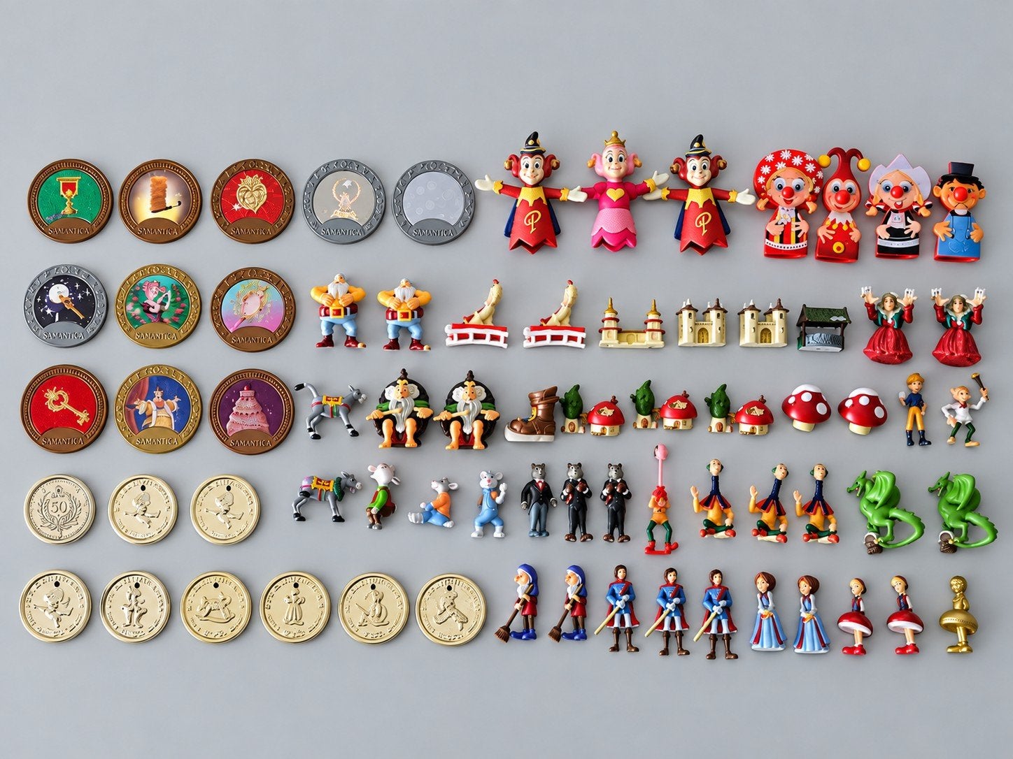 Grote verzameling vintage Efteling figuurtjes en munten, Ophalen of Verzenden, Zo goed als nieuw, Beeldje of Poppetje