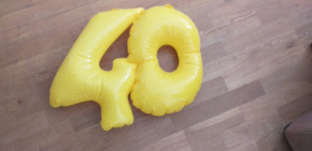 40 opblaasbaar, Ophalen of Verzenden, Zo goed als nieuw, Versiering, Verjaardag