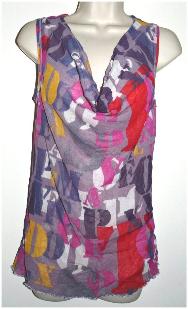 Blouse watervalhals maat M, Ophalen of Verzenden, Zo goed als nieuw, Maat 38/40 (M), Overige kleuren