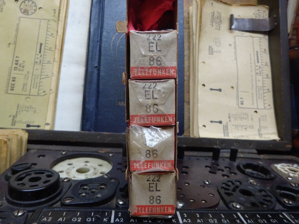 4 x EL86 telefunken nieuw in doos . NOS ., Ophalen of Verzenden