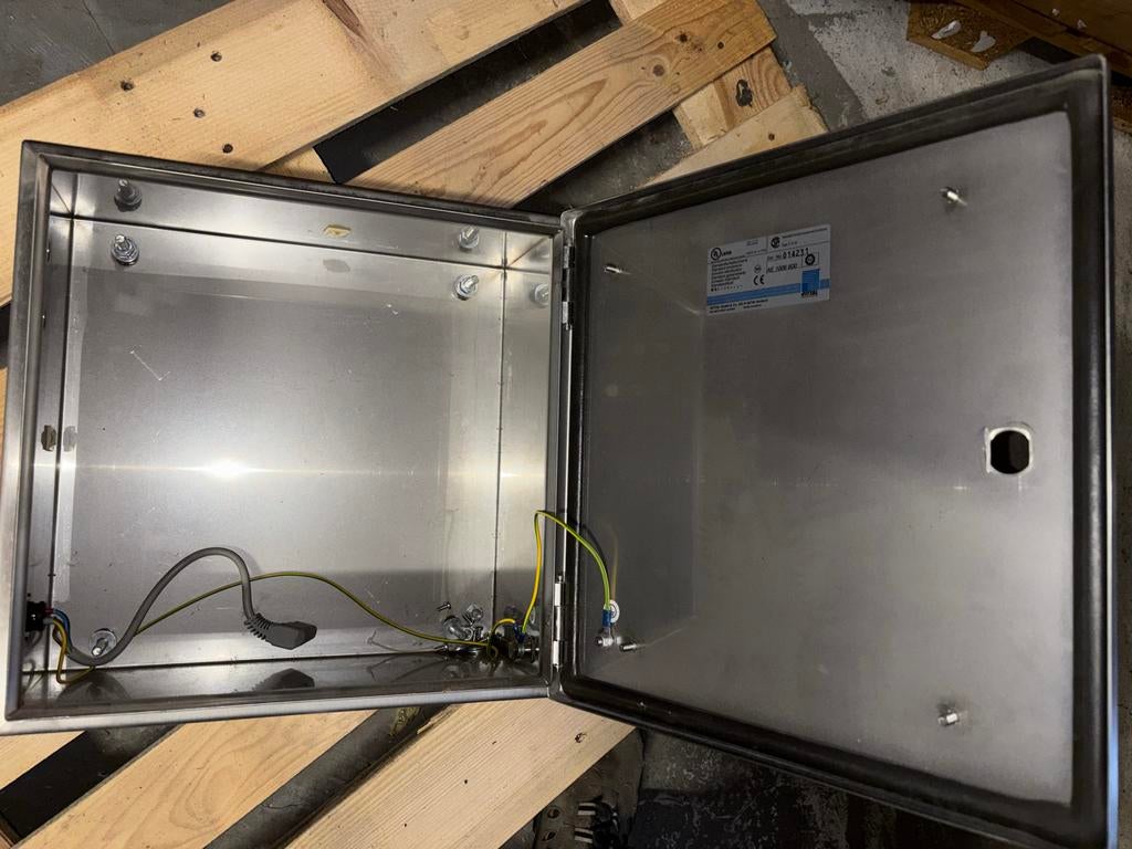 Rittal AE1006.600 RVS Besturingskast 380x380x210 wandkast, Doe-het-zelf en Verbouw, Elektra en Kabels, Ophalen, Gebruikt, Overige typen