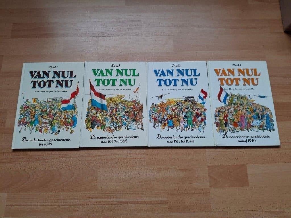 Van NUL TOT NU NR1 T/M NR 4 Hardcovers, Complete serie of reeks, Ophalen of Verzenden, Gelezen
