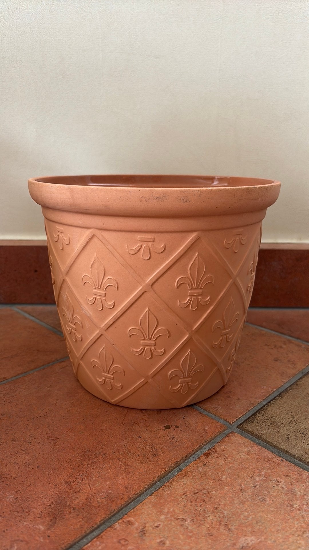 Terracotta Pot, Ophalen, Rond, Zo goed als nieuw, Minder dan 40 cm