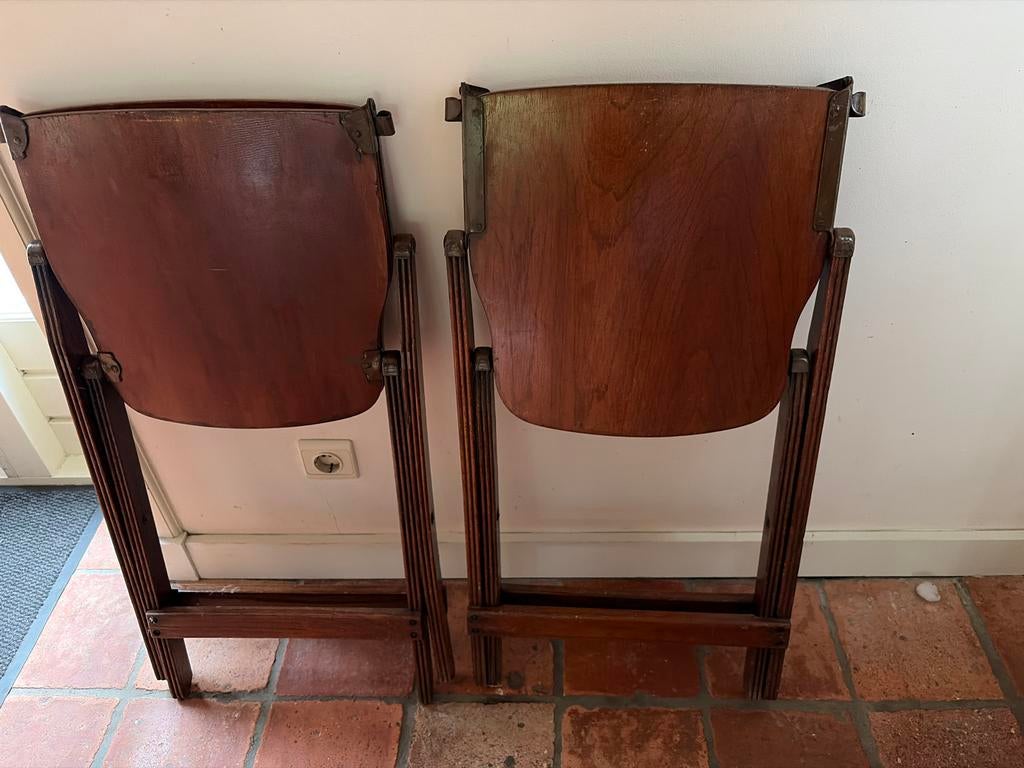 Originele US Army WW2 houten klapstoelen (per stuk), Ophalen of Verzenden