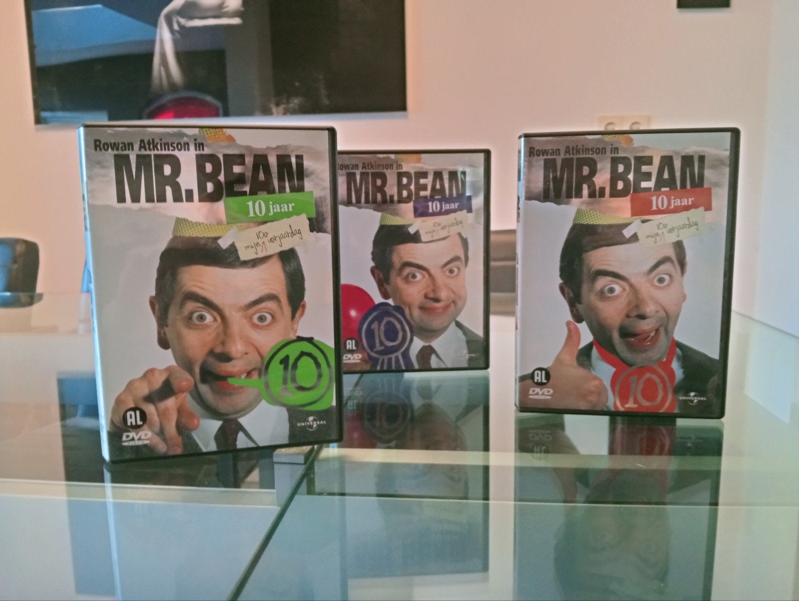 Mr. Bean DVD's - Rowan Atkinson (Set van 3), Alle leeftijden, Ophalen of Verzenden, Zo goed als nieuw, Duits