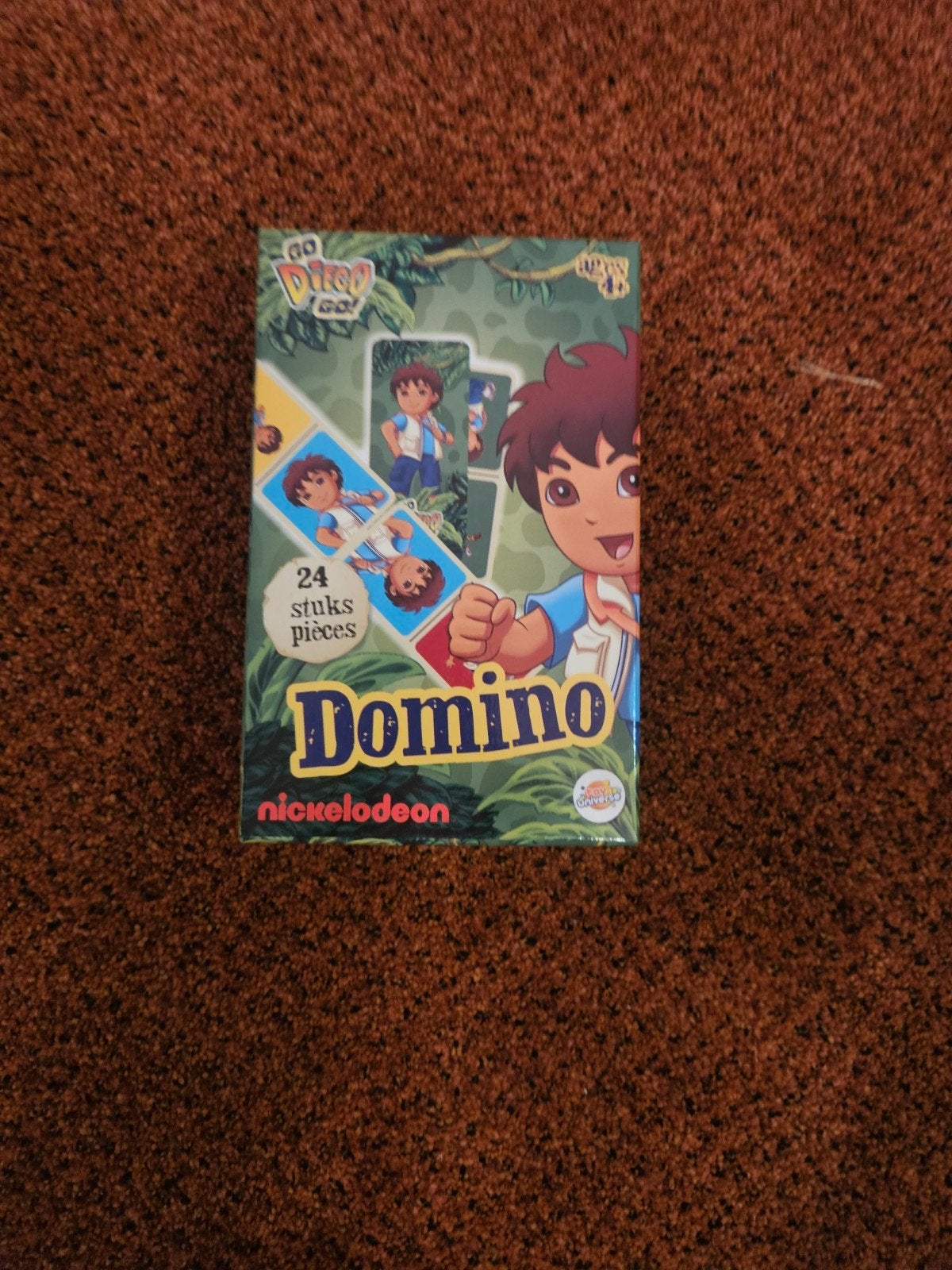 Go Diego Go! Domino spel - Nickelodeon (24 stuks), Een of twee spelers, Ophalen of Verzenden, Gebruikt, Nickelodeon