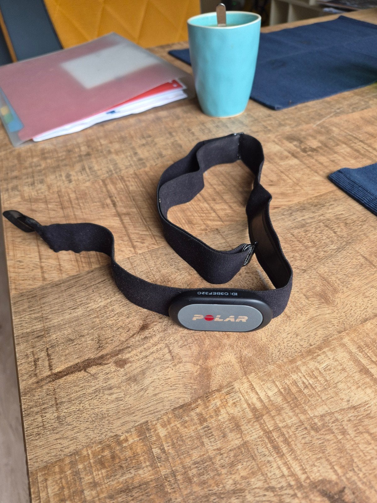 Polar H9 hartslagsensor, Ophalen of Verzenden, Gebruikt, Polar, Met borstriem