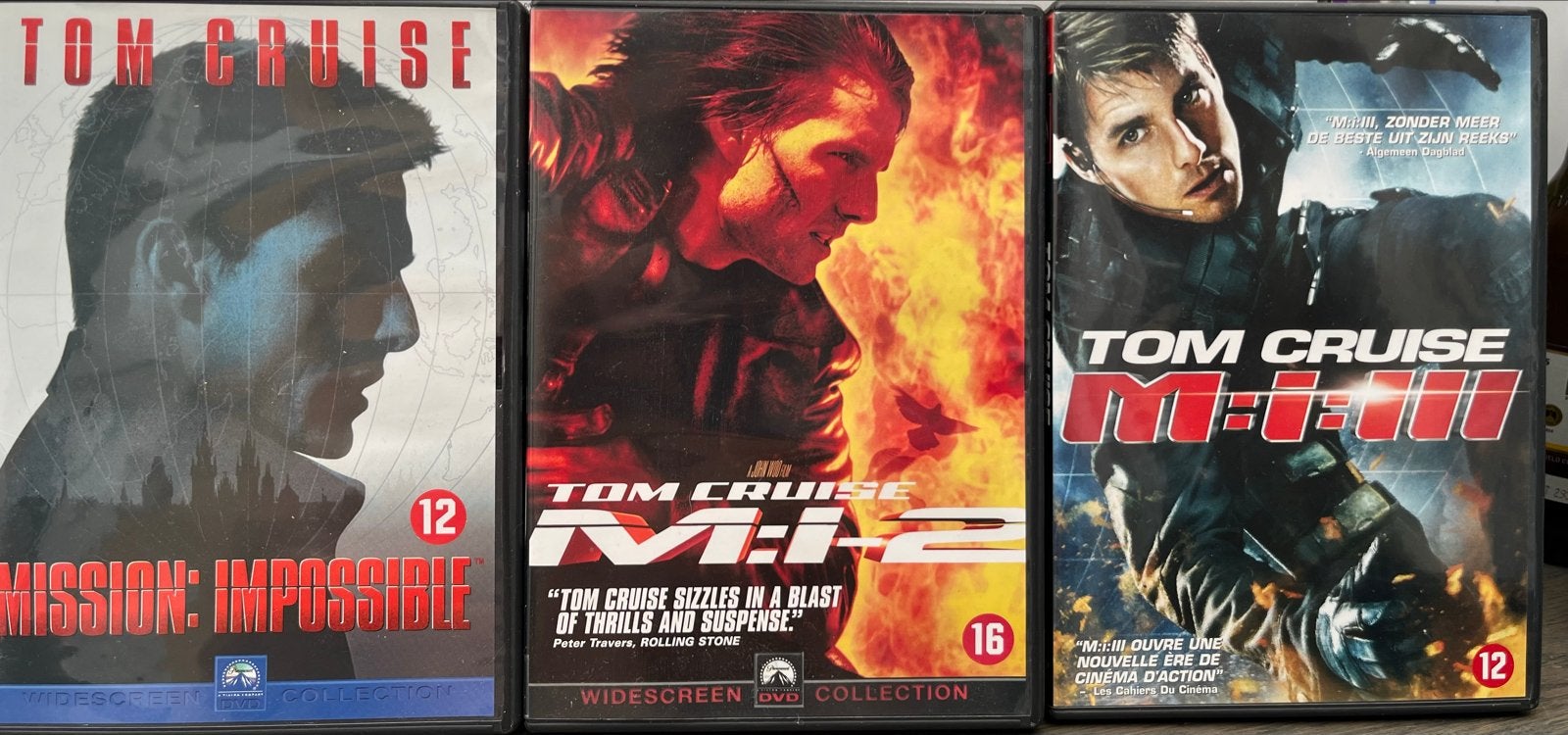Tom Cruise Mission: Impossible 1, 2 & 3 DVD Boxset, Vanaf 16 jaar, Nederlands, Actiethriller, Ophalen of Verzenden