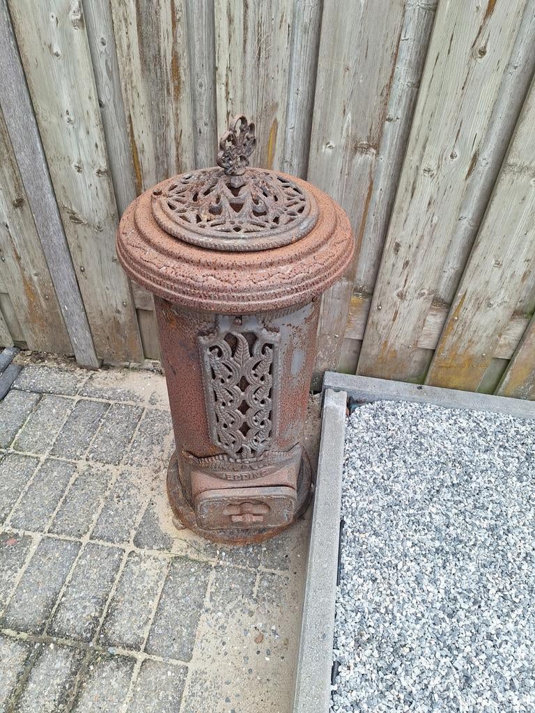 Allesbrander, houtkachel, Ophalen