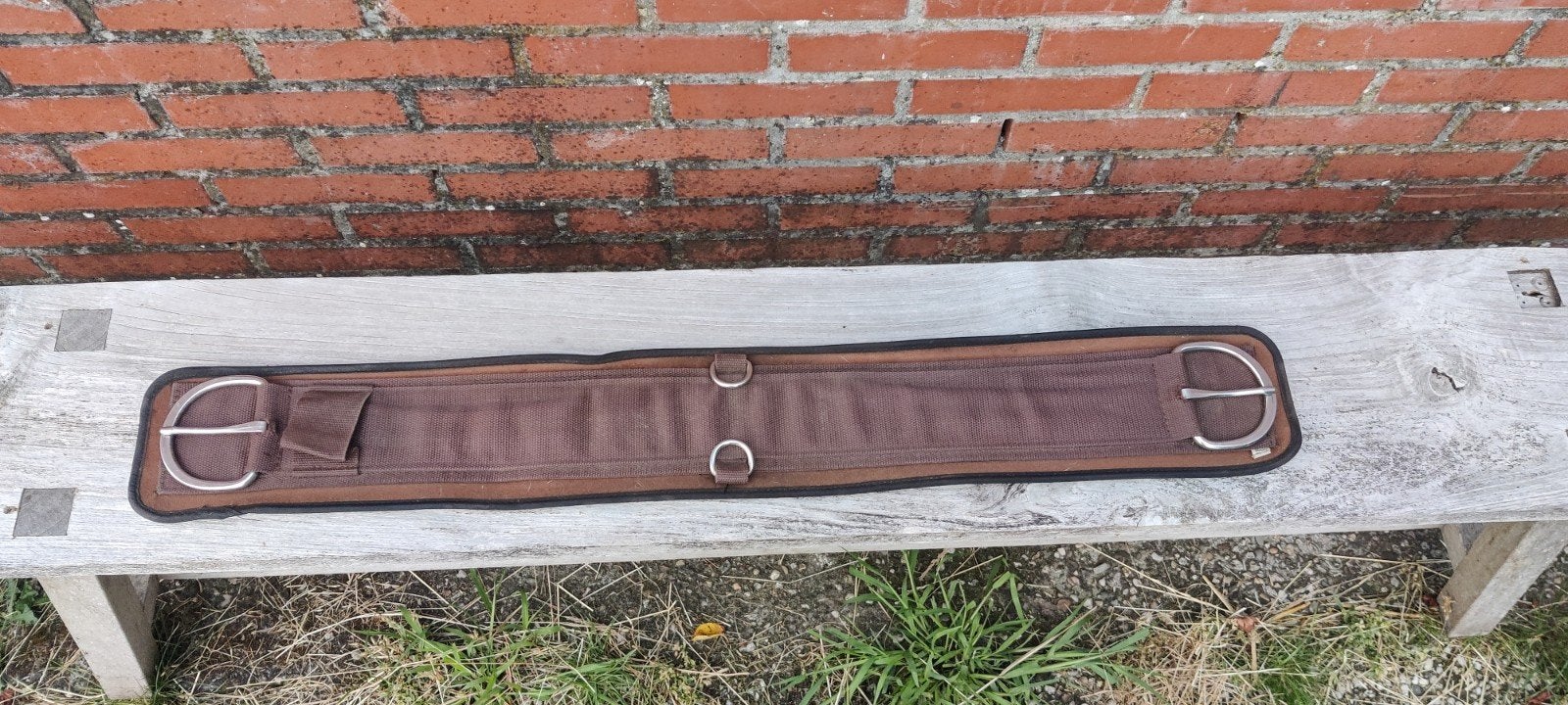 Western singel 90cm, Dieren en Toebehoren, Paarden en Pony's | Hoofdstellen en Tuigage, Ophalen, Gebruikt, Bruin, Singel