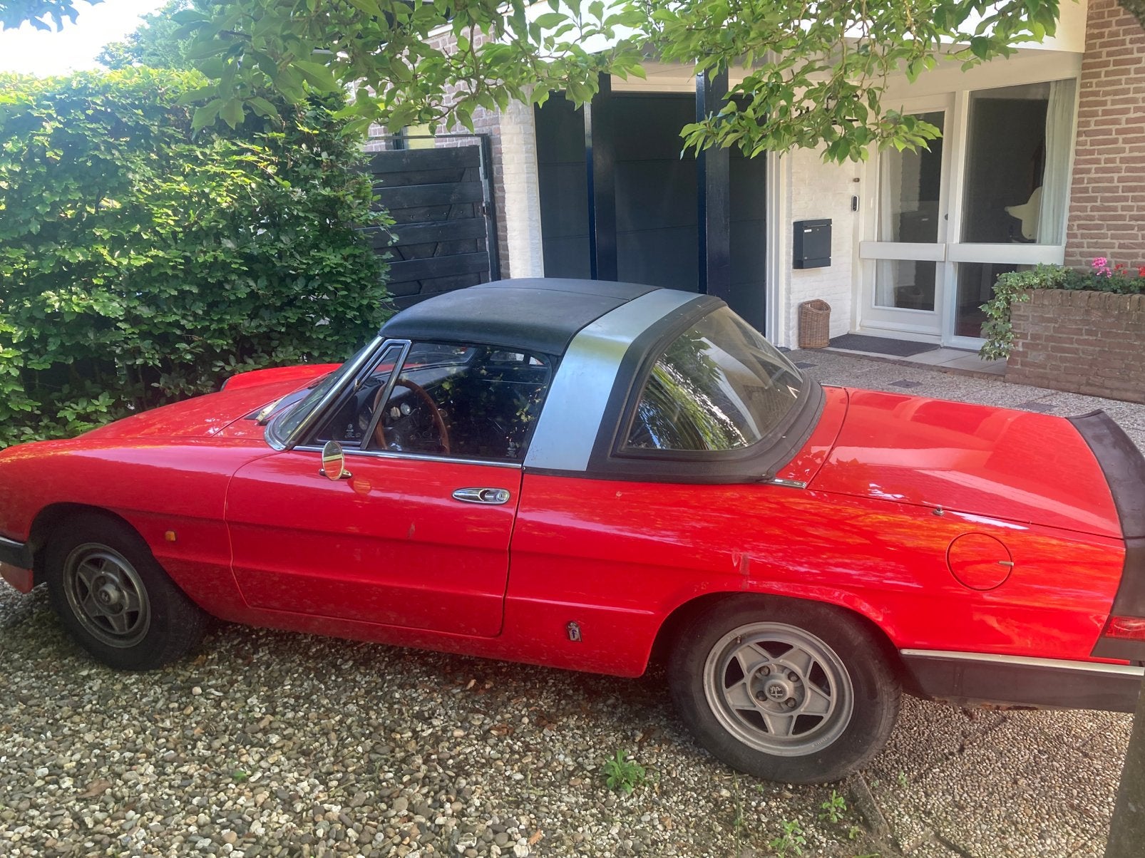 Alfa Romeo spider type 3 1984 Rood, 4 cilinders, Cabriolet, 400 kg, Spider