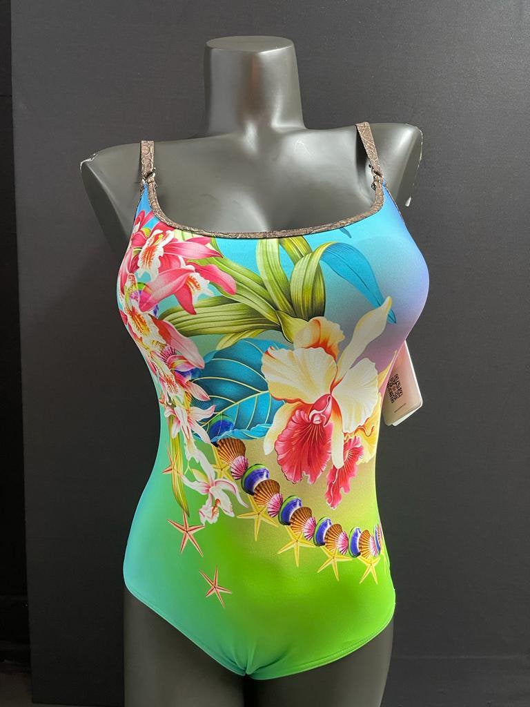 Opera padded badpak  maat 40c model 62129, Kleding | Dames, Badmode en Zwemkleding, Verzenden, Nieuw, Meerkleurig, Badpak