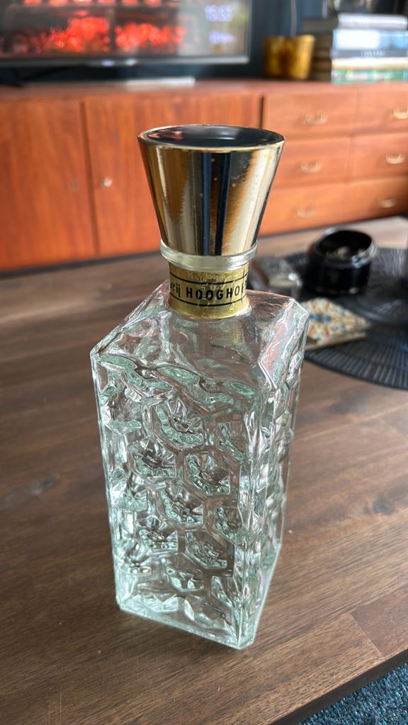 Hooghoudt jeneverfles. Vintage, Verzamelen, Ophalen of Verzenden, Gebruikt, Overige typen