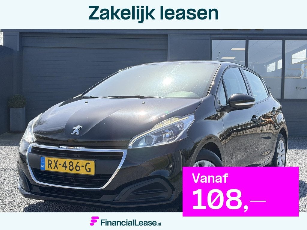 Peugeot 208 1.2 PureTech Active 2e Eigenaar,NaviDealer Onder, Auto's, Peugeot, Bedrijf, Lease, Financial lease, ABS, Airbags, Airconditioning