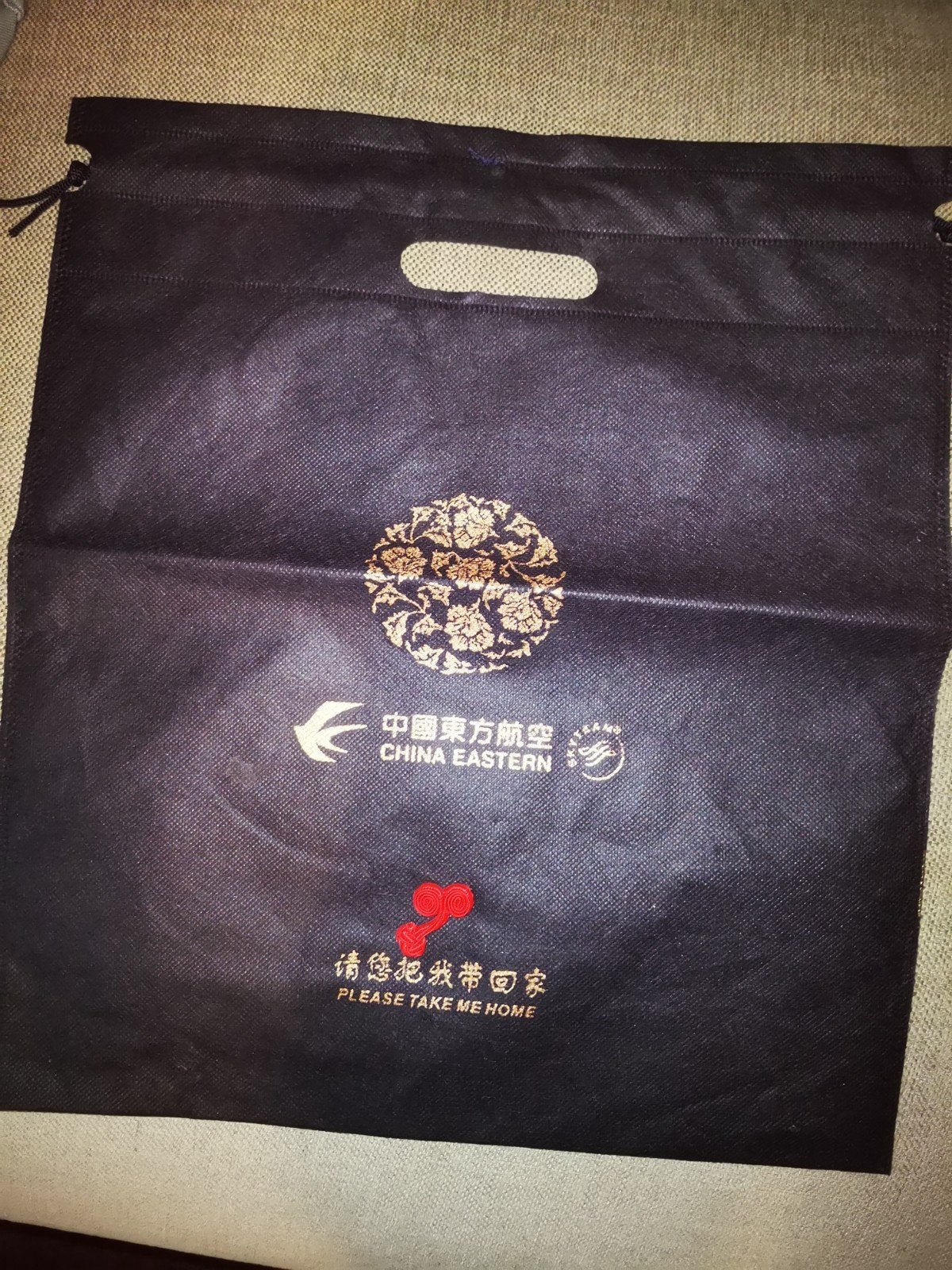 China Eastern linnen tasje, Verzamelen, Ophalen of Verzenden