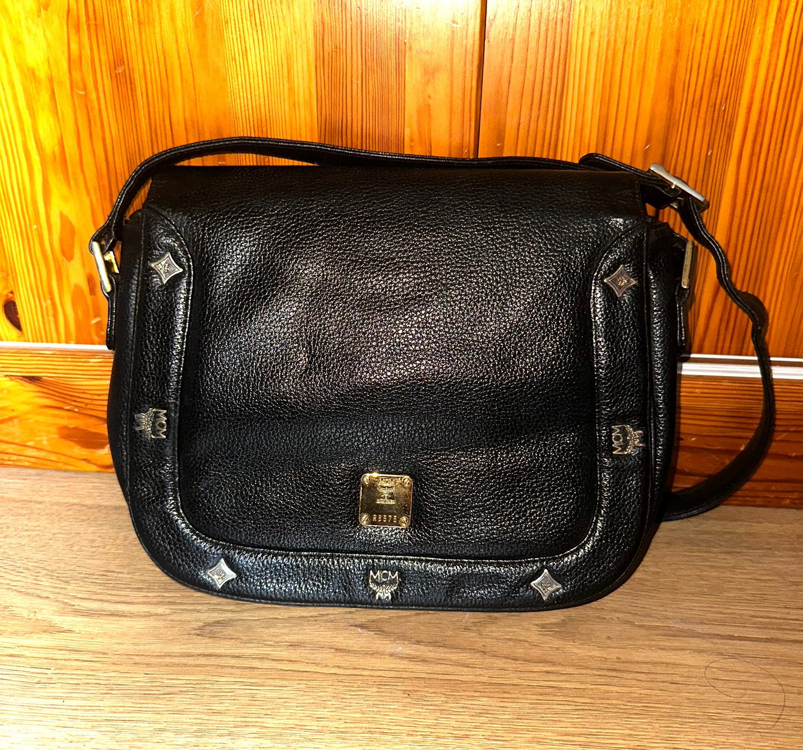 MCM Vintage crossbody, Sieraden, Tassen en Uiterlijk, Tassen | Schoudertassen, Overige merken, Gebruikt, Zwart, Ophalen of Verzenden