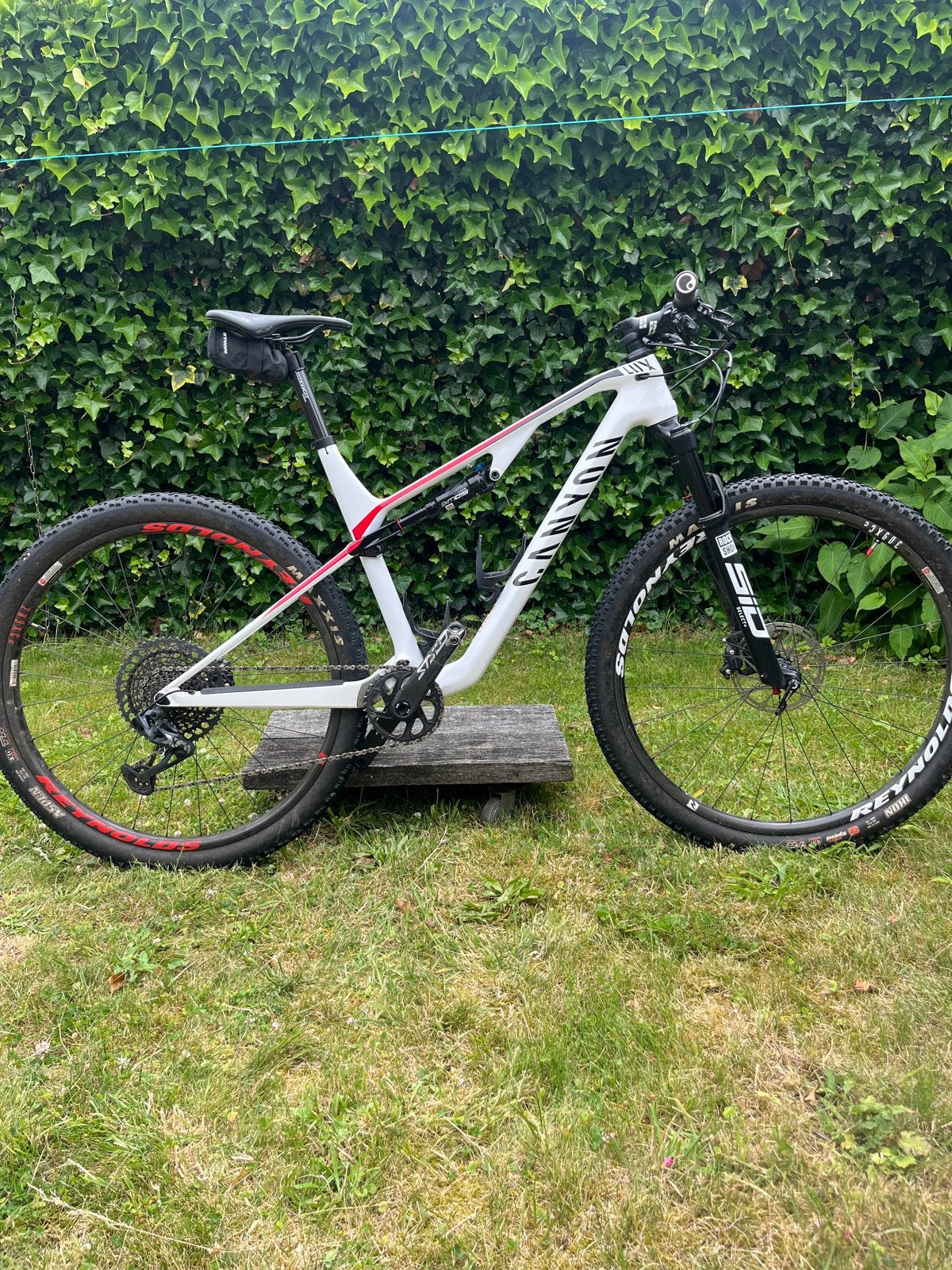 Canyon Lux CF - Full Suspension Mountainbike (Maat L), 57 cm of meer, Zo goed als nieuw, Schijfrem, Ophalen