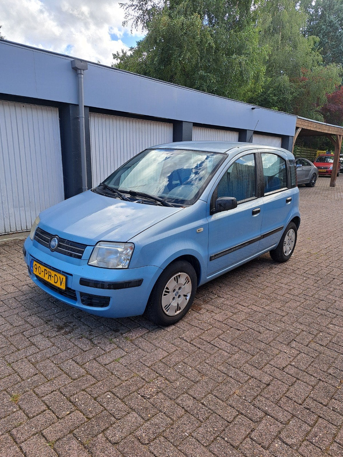 Fiat Panda 1.2 Dualogic 2004 Blauw, Auto's, Fiat, Voorwielaandrijving, 840 kg, Origineel Nederlands, Bedrijf