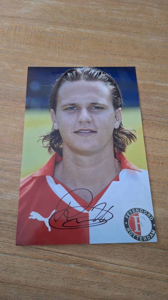 Foto 20x30cm met handtekening; Ricky van Haaren # Feyenoord, Ophalen of Verzenden, Nieuw, Feyenoord, Overige typen