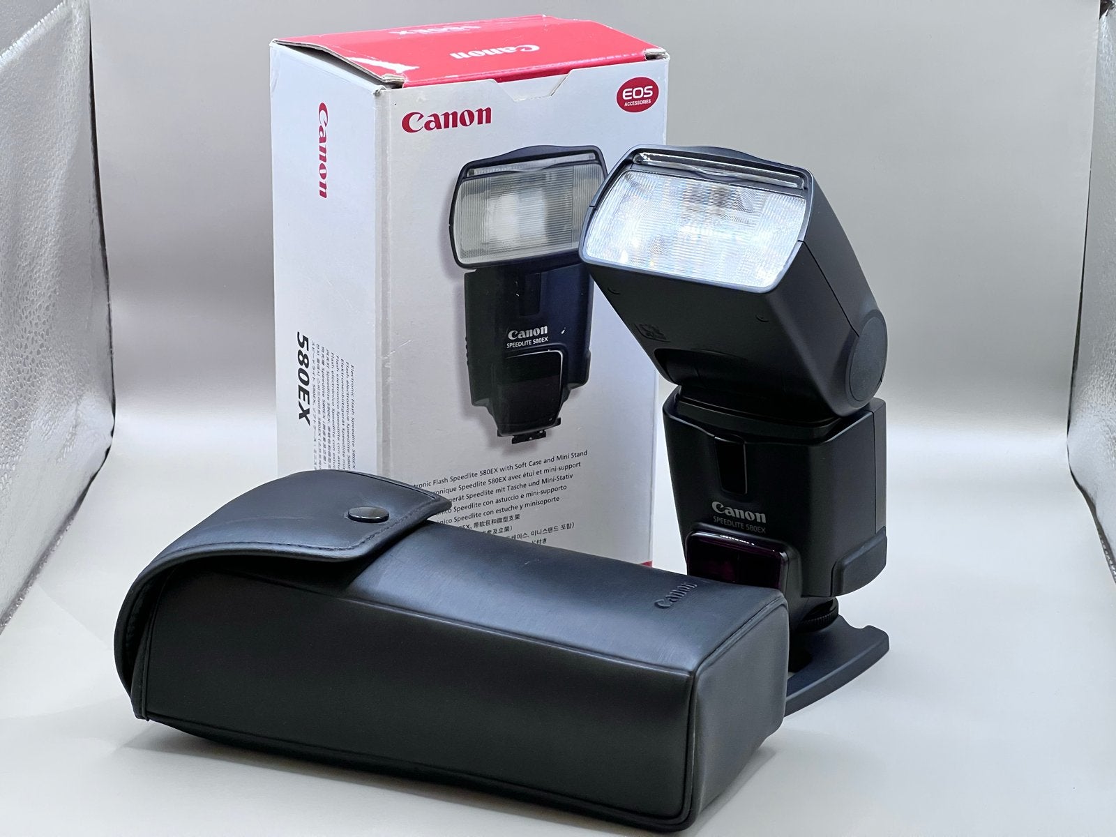 Canon Speedlite 580EX Externe Flitser, met Hoes en Diffuser, Canon, Canon, Externe flitser, Ophalen of Verzenden