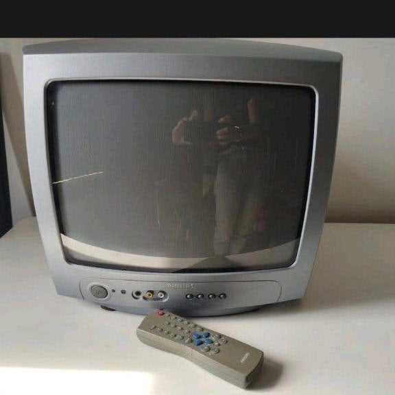 Philips 14PT1365/00 CRT beeldbuis televisie, Audio, Tv en Foto, Vintage Televisies, Ophalen, Gebruikt, Minder dan 40 cm, Philips