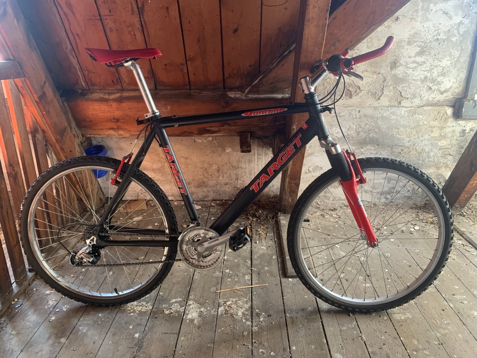 Target Montana Mountainbike (26 inch, 21 versnellingen), Gebruikt, Hardtail, Velgrem, Ophalen