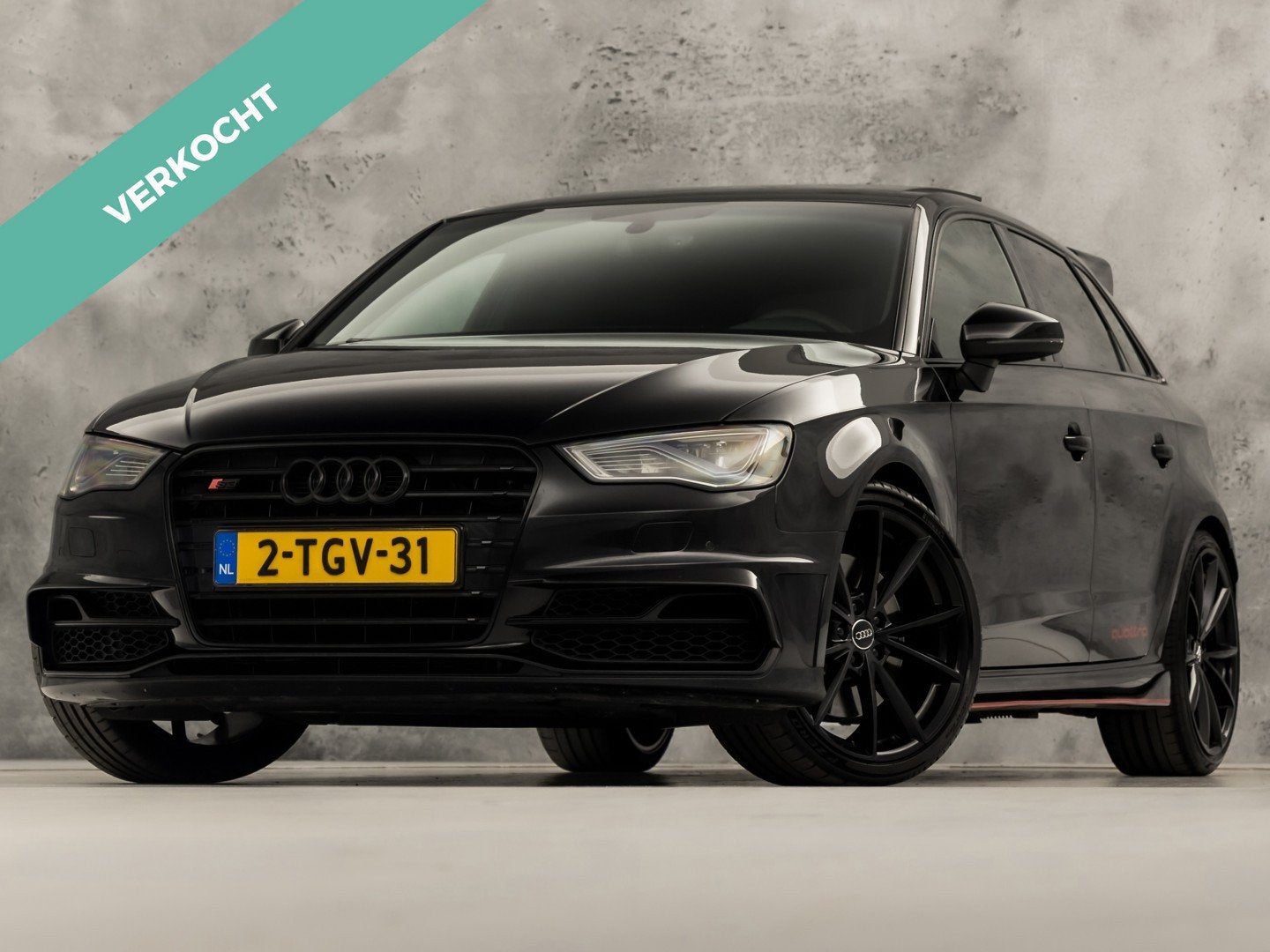 Audi S3 Sportback 2.0 TFSI S3 quattro S-Line 300Pk Automaat, Auto's, Automaat, Gebruikt, Zwart, Vierwielaandrijving