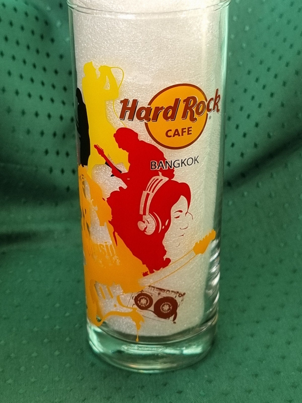 Coca-Cola glas Hardrock cafe Bangkok, Ophalen of Verzenden, Nieuw, Overige typen