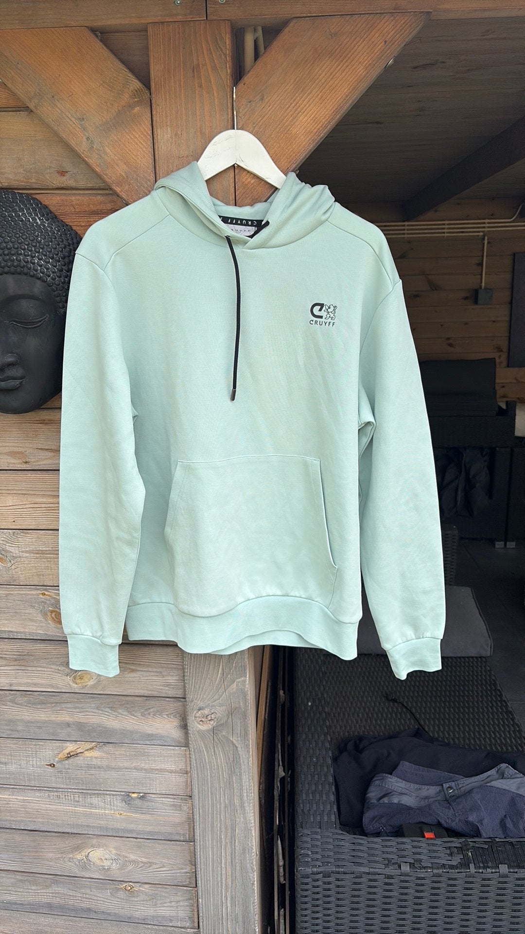Cruyff hoody mt large, Ophalen of Verzenden, Zo goed als nieuw, Maat 52/54 (L)