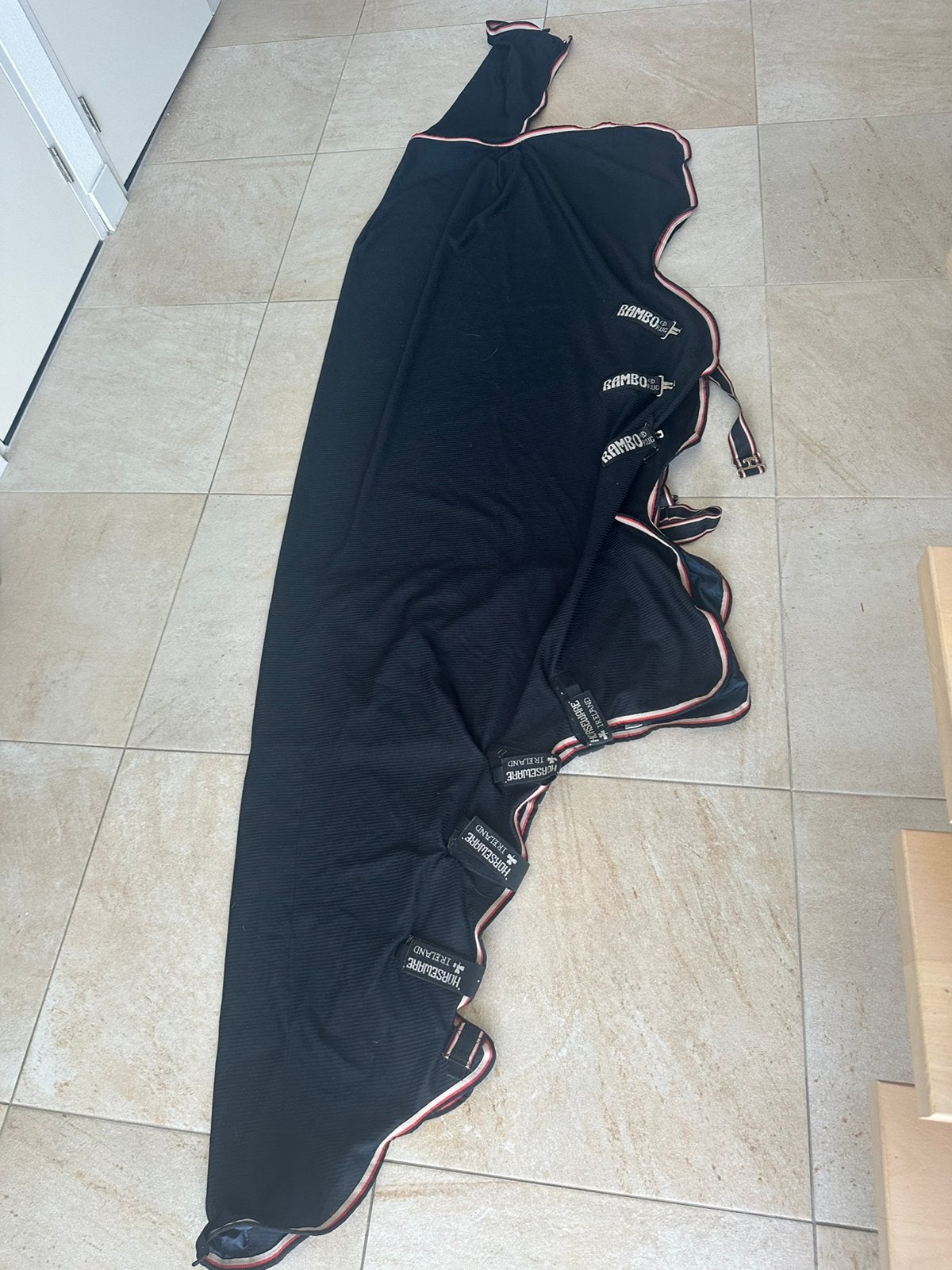 Rambo mesh deken met hals maat 135  6 inch, Dieren en Toebehoren, Gebruikt, Cob (M), Ophalen of Verzenden, Rambo