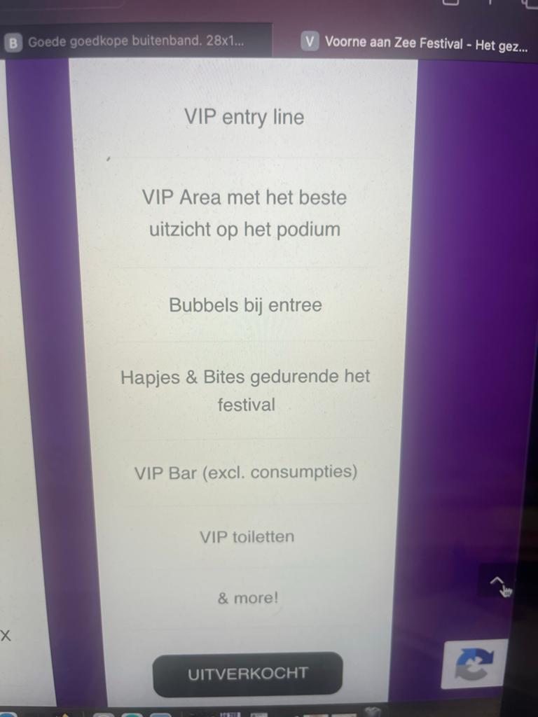 Vip kaarten Voorne aan zee festival, Tickets en Kaartjes, Twee personen