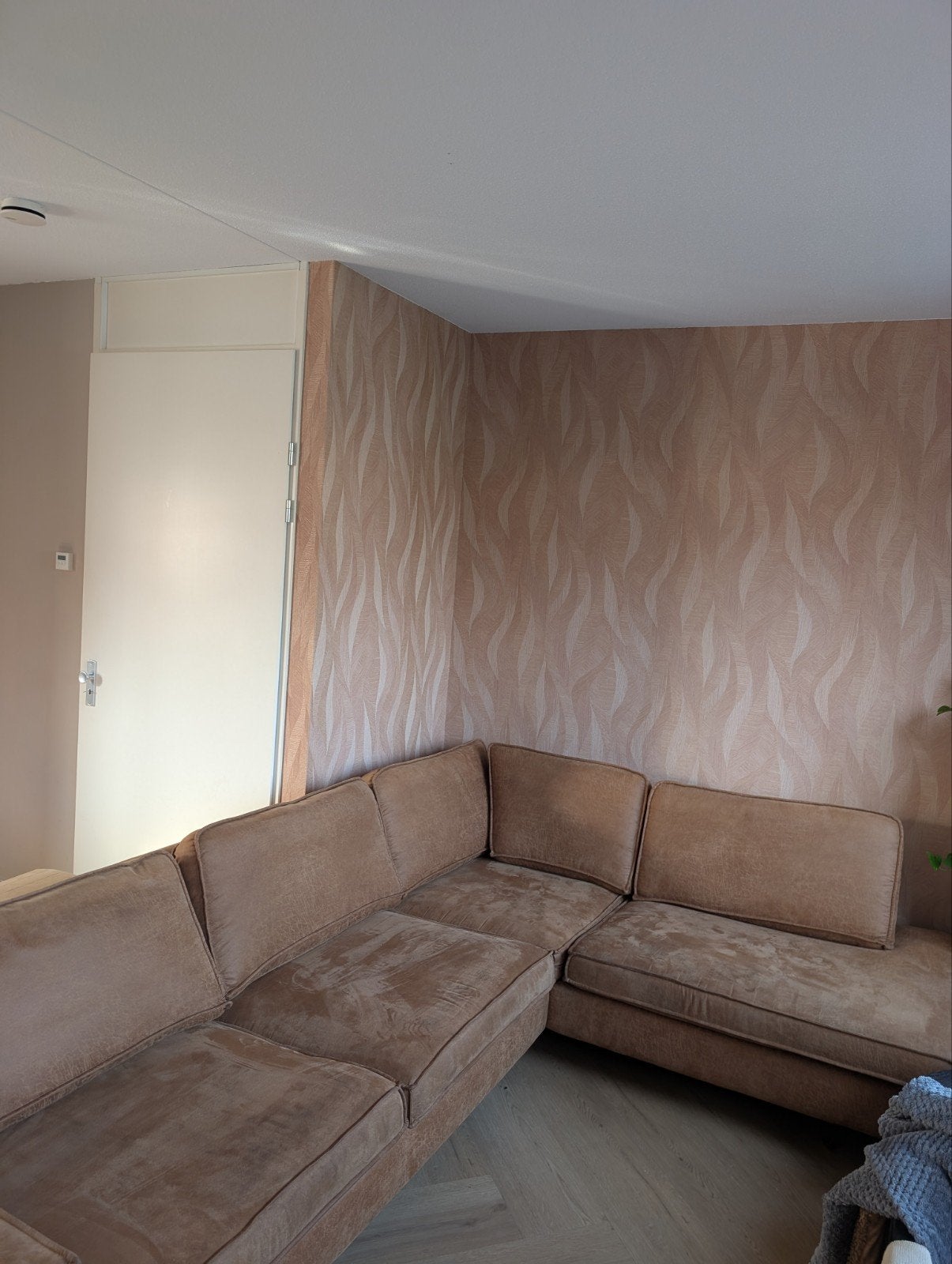 Comfortabele hoekbank, professioneel gereinigd, Ophalen