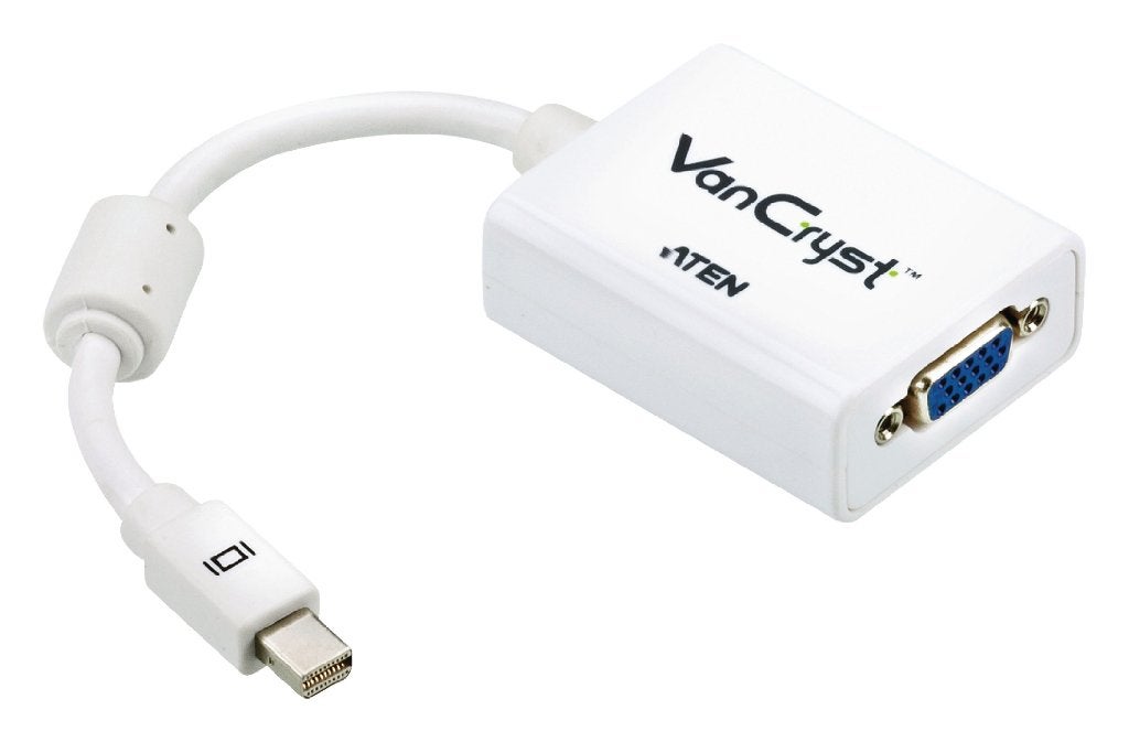 Verloop Mini-DisplayPort Male -> VGA Male 0.15 m Wit € 10,-, Ophalen of Verzenden, Nieuw, Minder dan 2 meter, Overige kabels