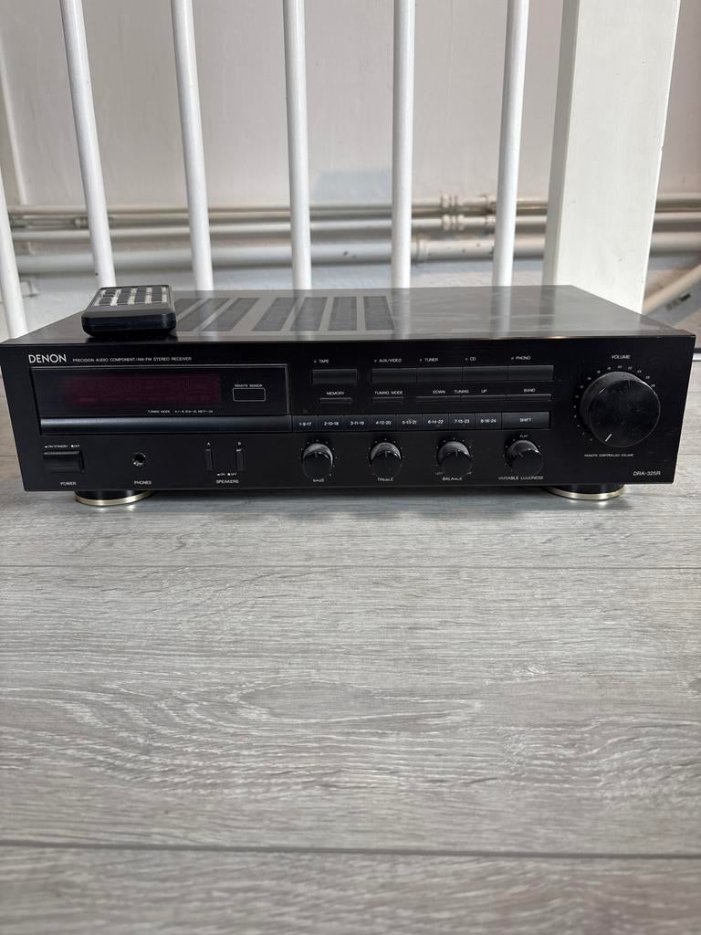 Denon DRA-325R Stereo Receiver met Afstandsbediening, Ophalen, Denon, Zo goed als nieuw, 60 tot 120 watt