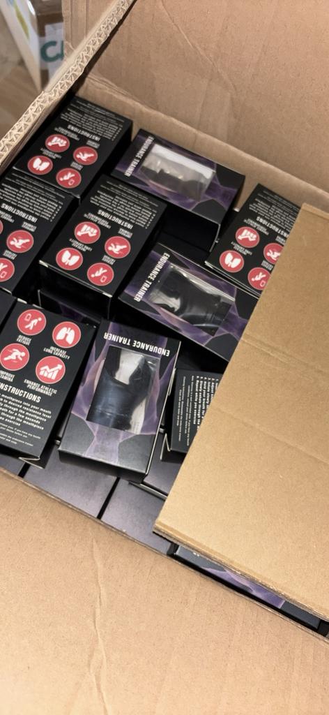 Restpartij 100st antisnurk mix +100st ademhalingstrainers, Ophalen of Verzenden, Zo goed als nieuw, Zwart, Handen en Nagels