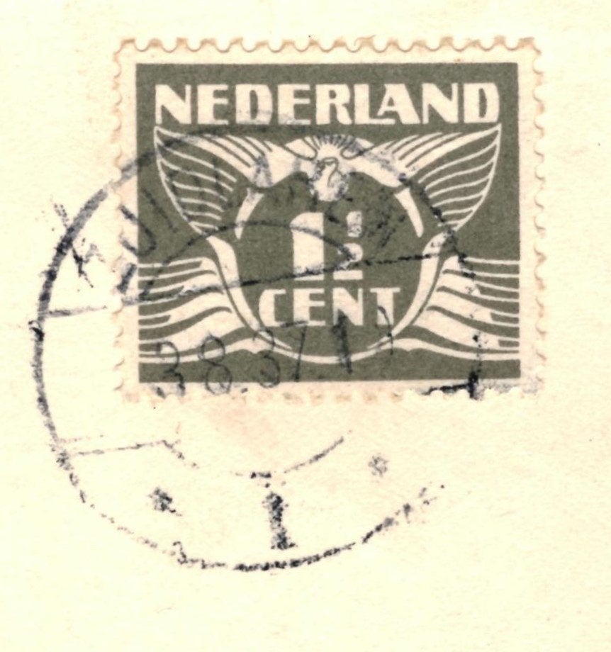 968206	Noordlaren	Gr 1937 De Hondsrug	Natuurvriendenhuis, Ophalen of Verzenden, 1920 tot 1940, Gelopen, Groningen