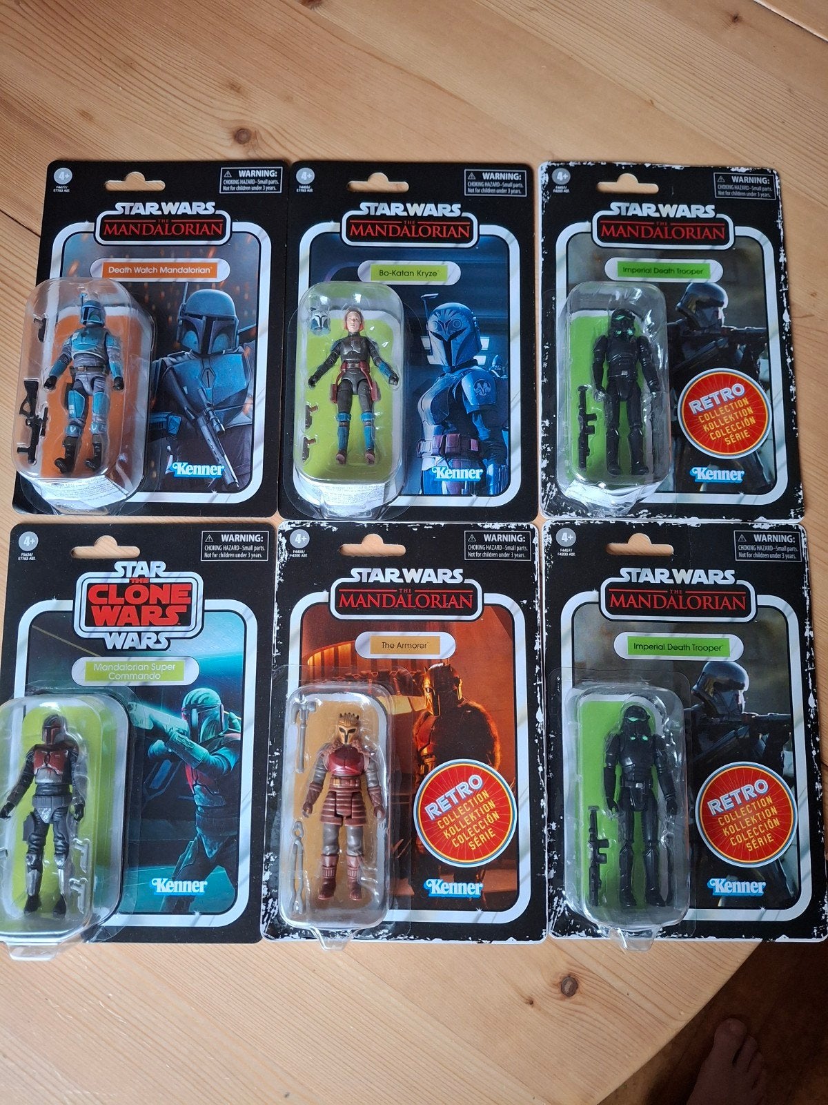 Star Wars The Mandalorian Retro Collection Actiefiguren, Ophalen of Verzenden, Nieuw
