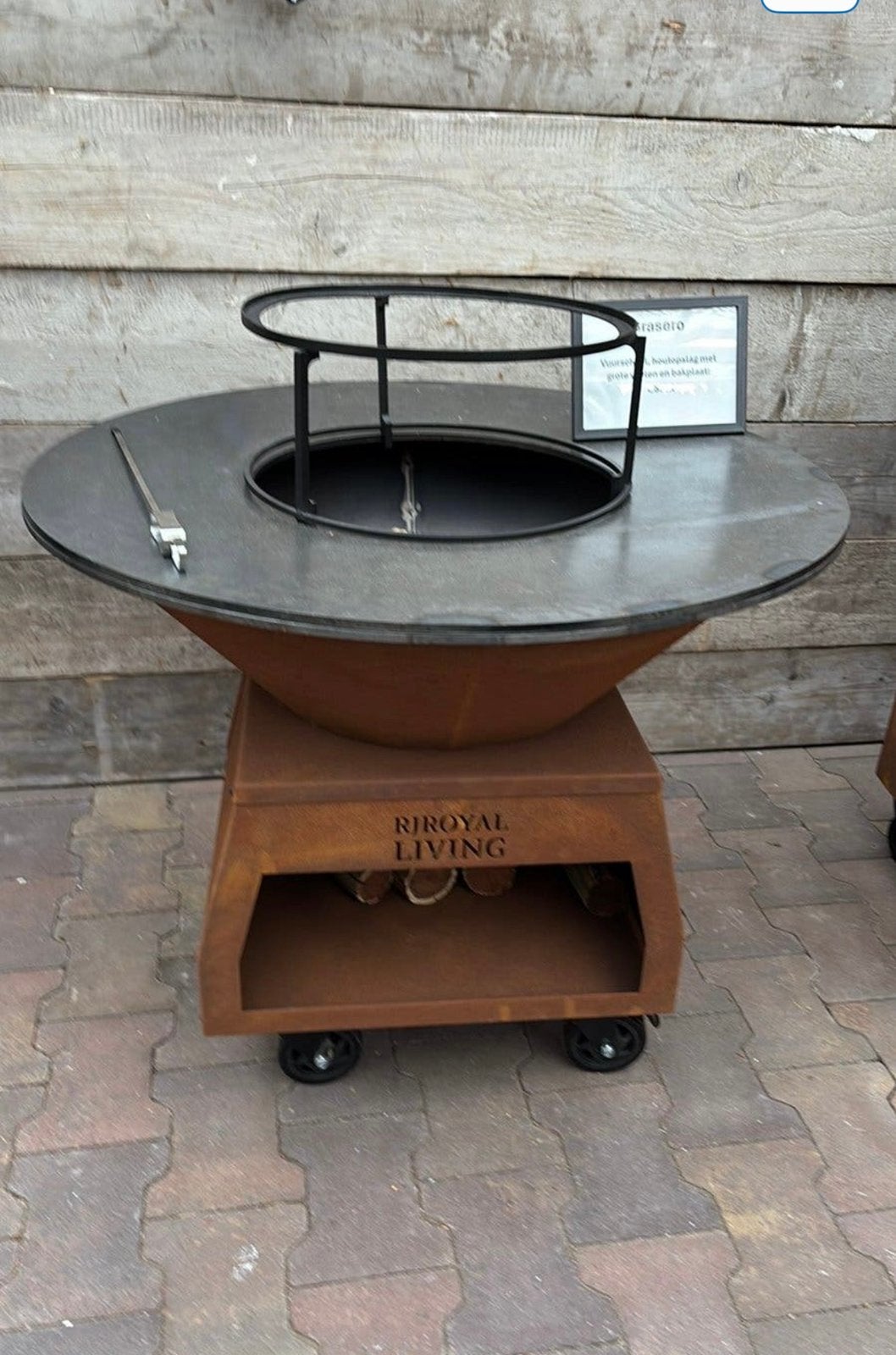 Plancha/ vuurschaal Brasero, Tuin en Terras, Ophalen, Met accessoires, ., Nieuw